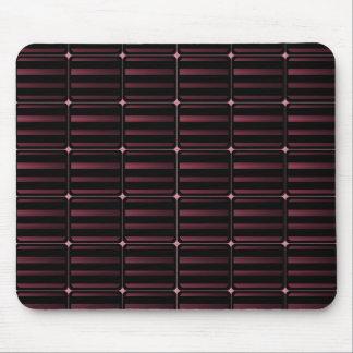 Alfombrilla De Ratón Edificio Retro Bloquea Mousepad, Borgoña