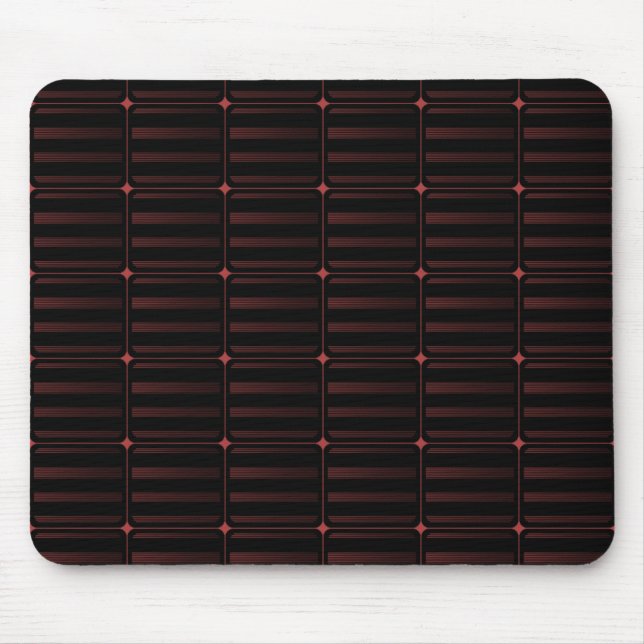 Alfombrilla De Ratón Edificio Retro Bloquea Mousepad, Rosa (Frente)