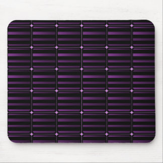 Alfombrilla De Ratón Edificio Retro Bloques Mousepad, Púrpura