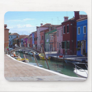 Alfombrilla De Ratón Edificios en Burano, Venecia
