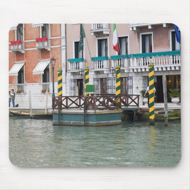 Alfombrilla De Ratón Edificios en la costa en Venecia, Italia (Frente)