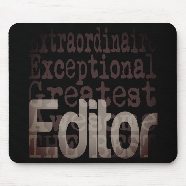 Alfombrilla De Ratón Editor Extraordinario (Frente)
