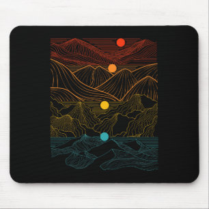 Alfombrilla De Ratón Edm Techno Sun Moon Music Festival Fiesta Dancing 