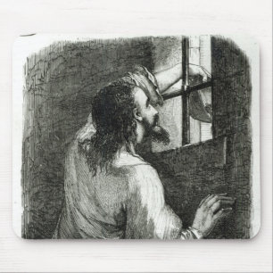 Alfombrilla De Ratón Edmundo Dantes encarcelado en el d'If del castillo