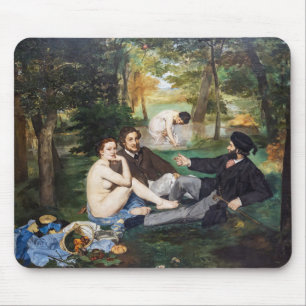 Alfombrilla De Ratón Edouard Manet - Almuerzo en la hierba