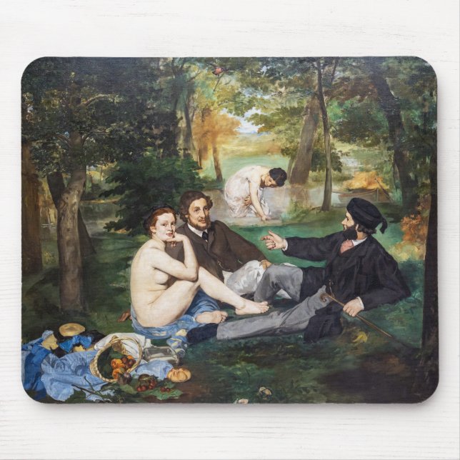 Alfombrilla De Ratón Edouard Manet - Almuerzo en la hierba (Frente)