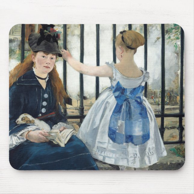 Alfombrilla De Ratón Edouard Manet - El ferrocarril (Frente)