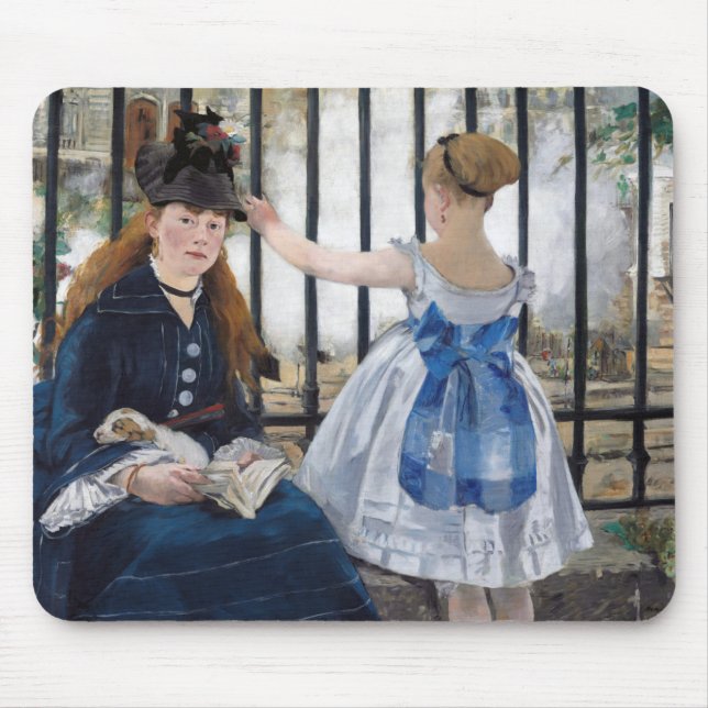 Alfombrilla De Ratón Edouard Manet - El ferrocarril (Frente)