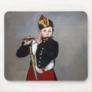 Alfombrilla De Ratón Edouard Manet - El Gaitero / Joven Flautista