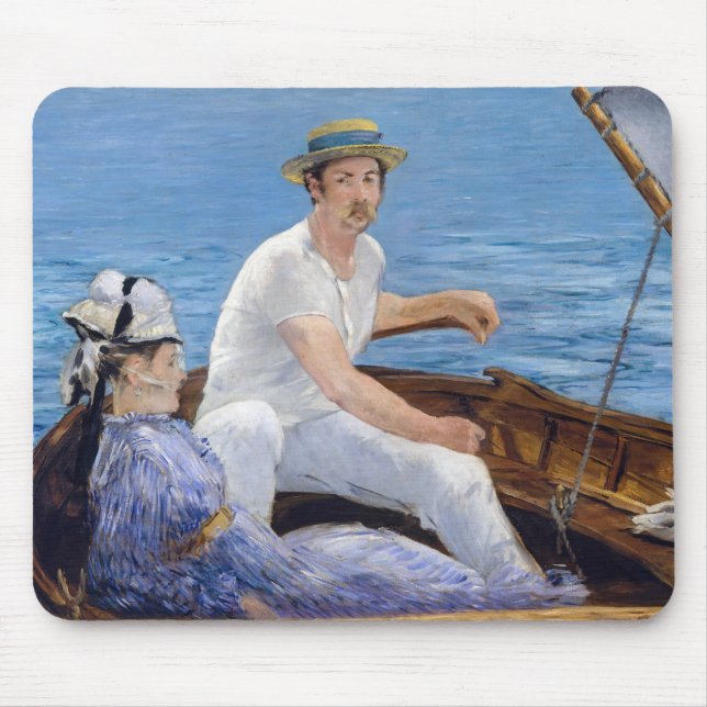 Alfombrilla De Ratón Edouard Manet - Embarcación (Frente)
