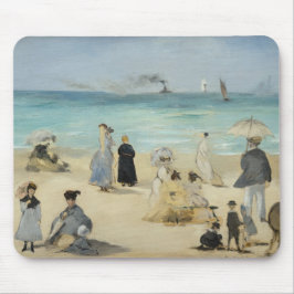 Alfombrilla De Ratón Edouard Manet - En la playa, Boulogne-sur-Mer