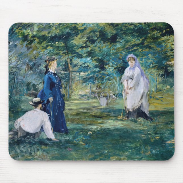 Alfombrilla De Ratón Edouard Manet - Un juego de croquet (Frente)