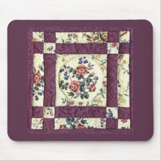 Alfombrilla De Ratón Edredón floral Mousepad