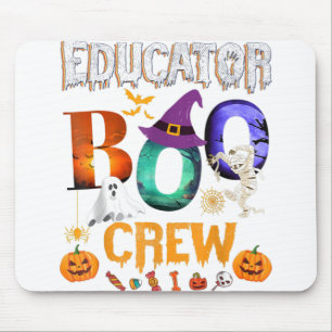 Alfombrilla De Ratón Educador Boo Crew Profesora estudiante divertida H