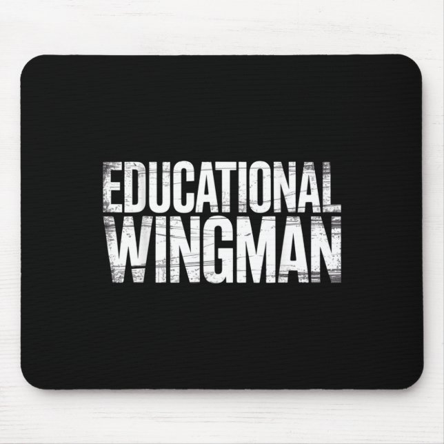 Alfombrilla De Ratón Educational Wingman Teacher Istant Suprt -  (Frente)