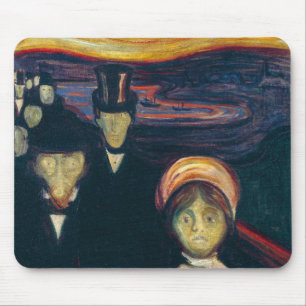 Alfombrilla De Ratón Edvard Munch - Ansiedad