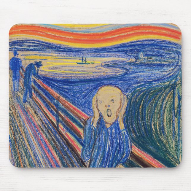 Alfombrilla De Ratón Edvard Munch - El Grito 1895 (Frente)