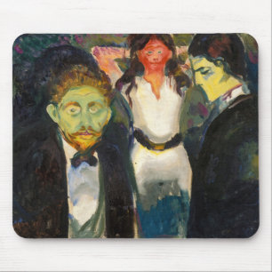 Alfombrilla De Ratón Edvard Munch - Jealousy