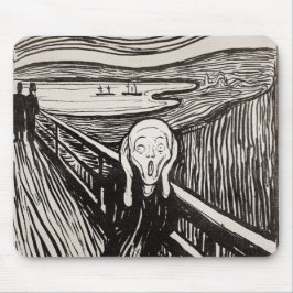 Alfombrilla De Ratón Edvard Munch La Impresión De Litografía De Grito F