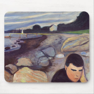 Alfombrilla De Ratón Edvard Munch - Melancholy
