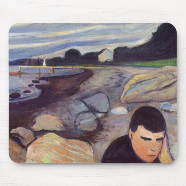 Alfombrilla De Ratón Edvard Munch - Melancholy (Frente)