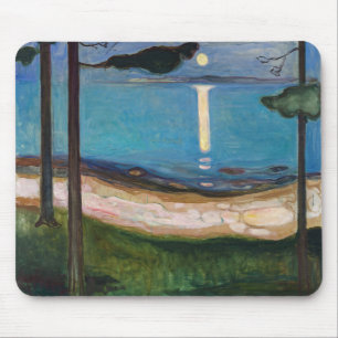 Alfombrilla De Ratón Edvard Munch - Moonlight