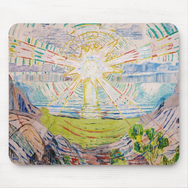 Alfombrilla De Ratón Edvard Munch - The Sun 1910 (Frente)