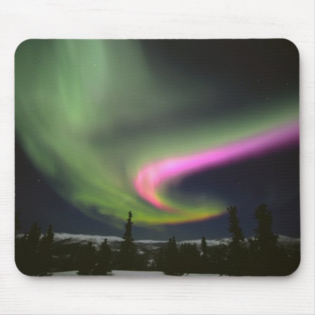 Alfombrilla De Ratón EE. UU., Alaska, Chena Hot Springs. Aurora 2 (Frente)