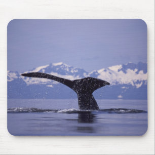 Alfombrilla De Ratón EE. UU., Alaska, Pasaje Interior Ballena jorobada