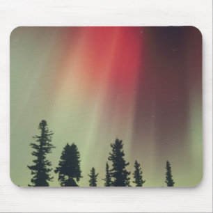 Alfombrilla De Ratón EE. UU., área de Fairbanks, Alaska central, Aurora