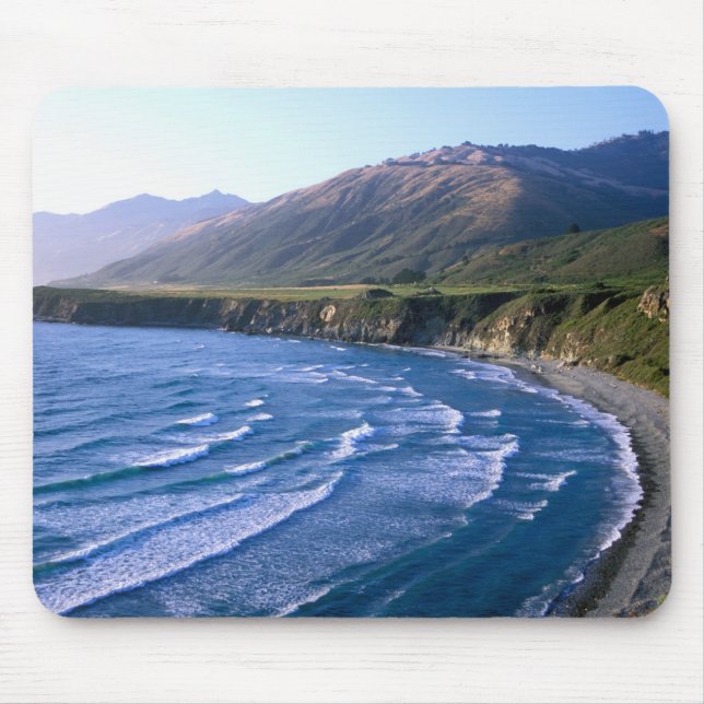 Alfombrilla De Ratón EE.UU., California, Big Sur, bahía a lo largo de l (Frente)