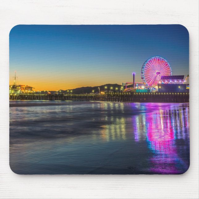 Alfombrilla De Ratón EE.UU., California, Los Ángeles, Santa Monica Pier (Frente)