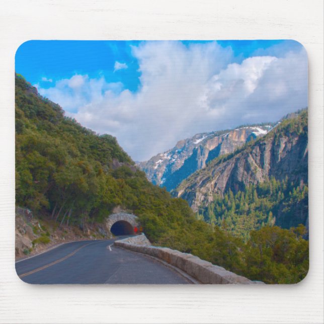 Alfombrilla De Ratón EE.UU., California. Túnel En El Camino A Yosemite (Frente)