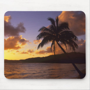 Alfombrilla De Ratón EE. UU., Hawái, Kauai, Colorido amanecer en un 2
