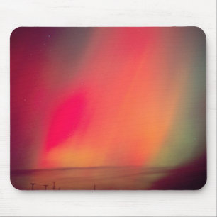 Alfombrilla De Ratón EE. UU., Idaho. Aurora borealis, luces del norte e