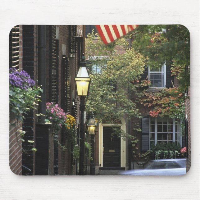 Alfombrilla De Ratón EE. UU., Massachusetts, Boston, Beacon Hill. (Frente)