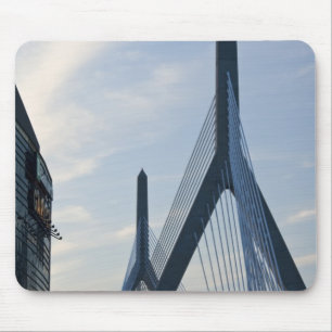 Alfombrilla De Ratón EE. UU., Massachusetts, Boston. El puente Zakim.