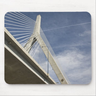 Alfombrilla De Ratón EE. UU., Massachusetts, Boston. El puente Zakim.