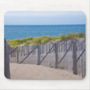 Alfombrilla De Ratón EE. UU., Massachusetts. Dunas y camino