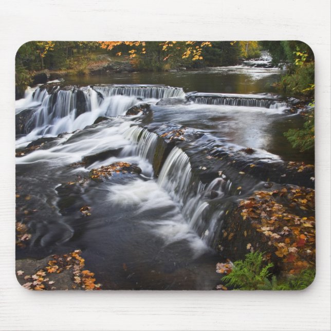 Alfombrilla De Ratón EE. UU., Michigan, Península Superior. Bond Falls  (Frente)