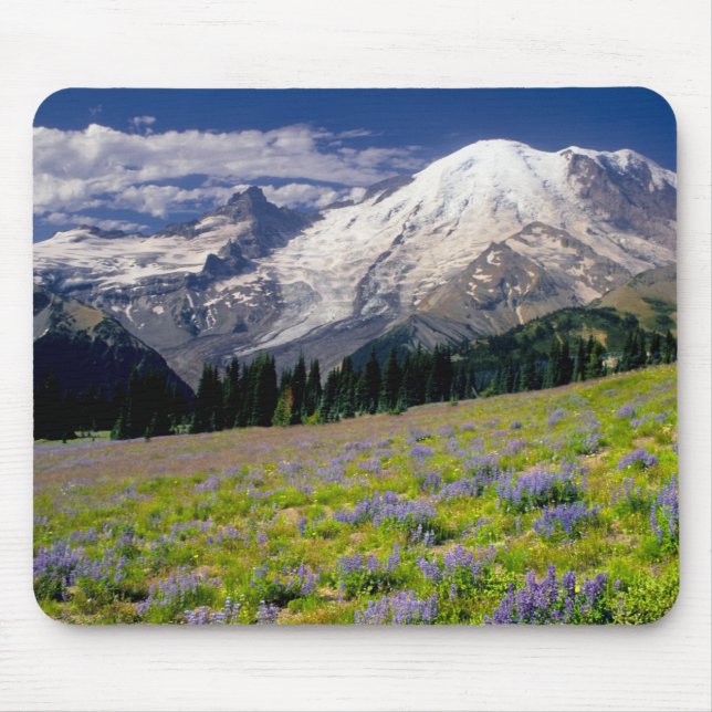 Alfombrilla De Ratón EE. UU., Washington, Parque Nacional Mt. Rainier. (Frente)