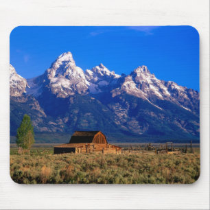 Alfombrilla De Ratón EE. UU., Wyoming, Parque Nacional Grand Teton, Mañ