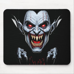 Alfombrilla De Ratón Eerie Vampire Face Mousepad