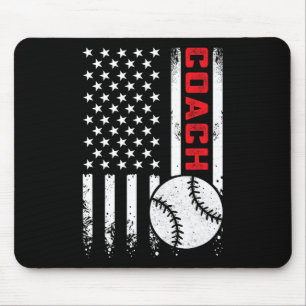 Alfombrilla De Ratón Eeuu American Flag Vende Entrenador Patriótico El