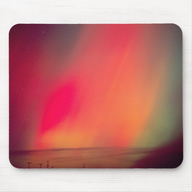 Alfombrilla De Ratón EEUU, Idaho. Aurora boreal, luces del norte en (Frente)