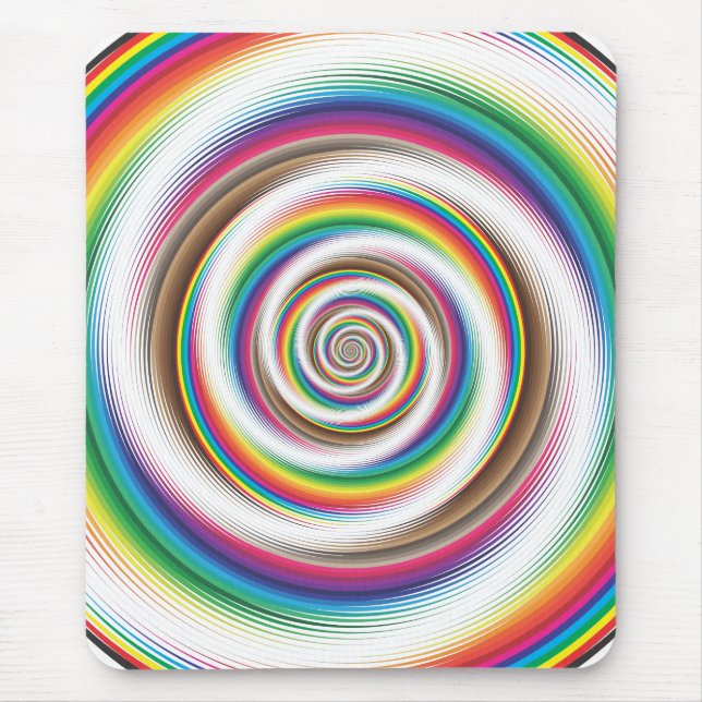 Alfombrilla De Ratón Efecto arco iris (Frente)