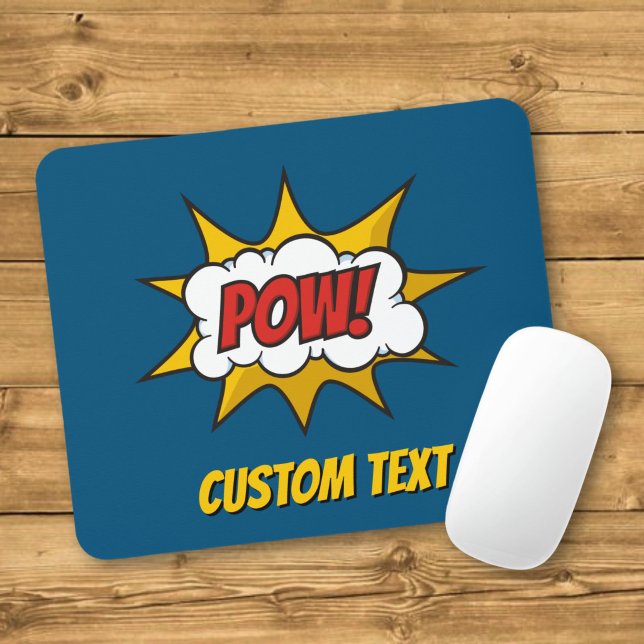 Alfombrilla De Ratón Efecto de sonido de cómic Pow (Subido por el creador)