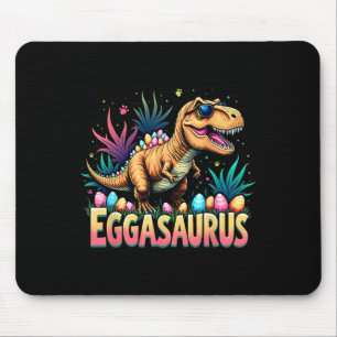 Alfombrilla De Ratón Eggasaurus Pascua Stegosaurus Dinosaurio Niños T