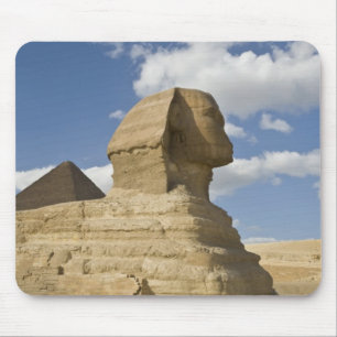 Alfombrilla De Ratón Egipto, Giza. La gran Esfinge se eleva sobre la