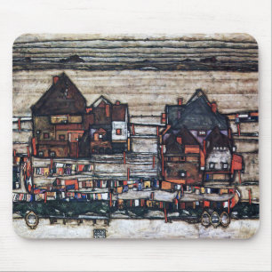 Alfombrilla De Ratón Egon Schiele , "Casas con lavandería"